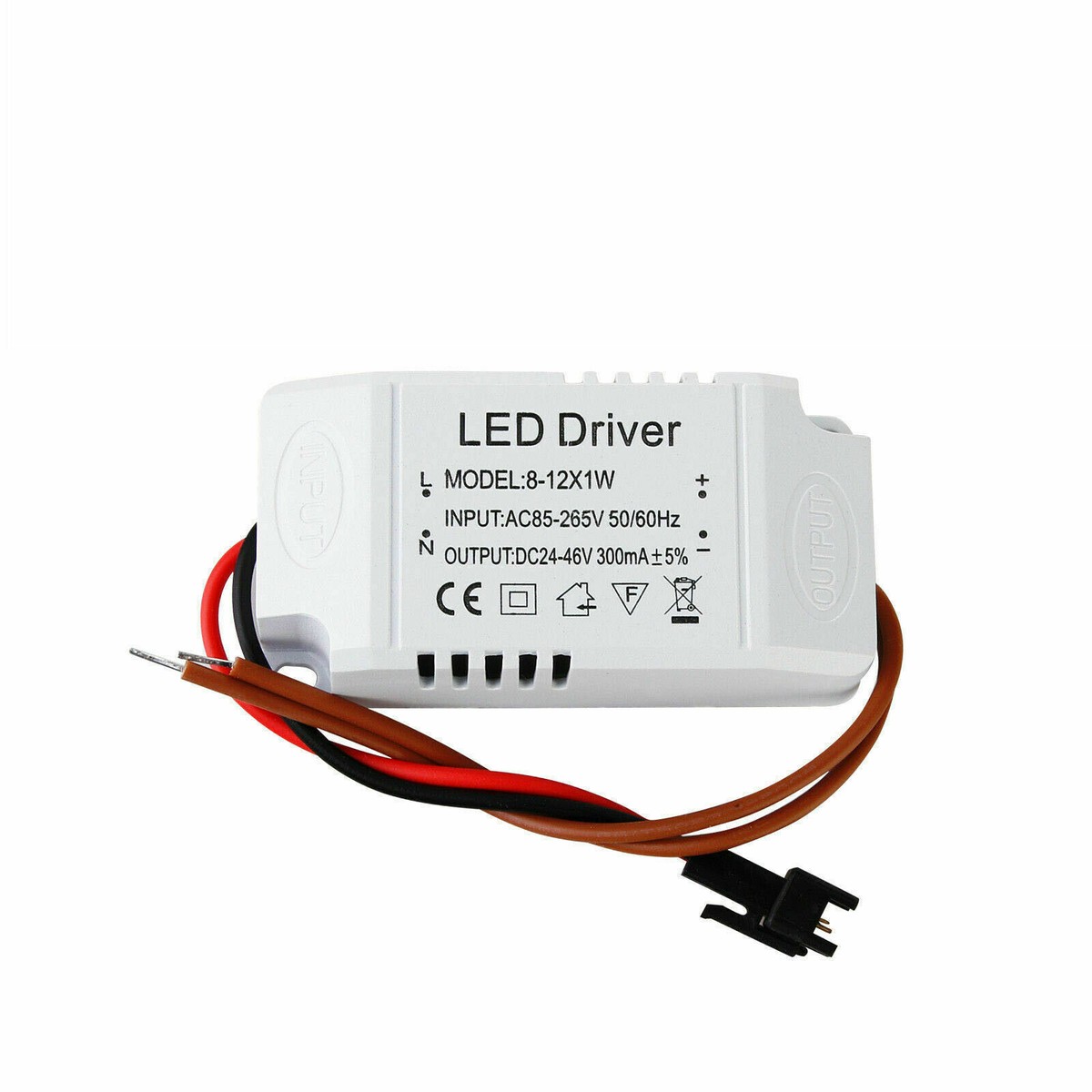 NIKOIDIC Pilote LED 3W 6W 9W 12W 15W 18W 24W 25W 36W, Unité D