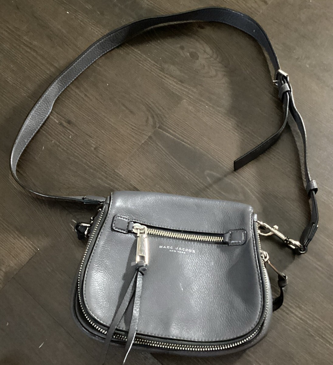 Marc Jacobs Recruit Saddle Bag Small Nomad Leather Crossbody