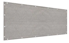 5FT Tall Outdoor Privacy Mesh Fence Screen Cover Balcony Garden Patio Smoke Tan