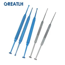 Titanium Scleral Depressor 115mm long surgical ophthalmic instrument 1pcs