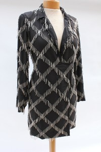 diamond blazer dress