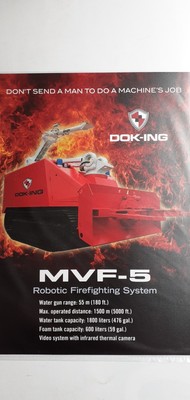 Dok-Ing: MVF-5 Robotic Firefighting System (Prospekt-Blatt); 6/2010