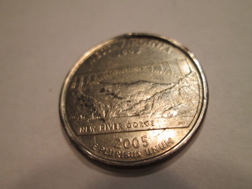 2005 D Unusual West Virginia Quarter with Error and Clam Shell - Picture 5 of 7
