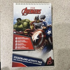Marvel AVENGERS Stickerland Activity Pad NEW 600 Stickers