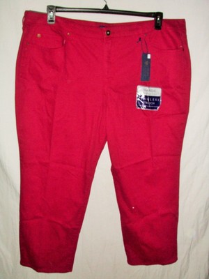 Bandolino ''Mandie'' Wine Flawless Stretch Denim Jeans Size 24W Short ~ NEW ~ q
