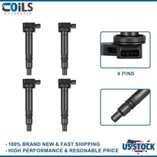 Paquete de 4 bobinas de encendido para Toyota Tacoma 2000 2001 2002 2003 2004 2,4 L 2,7 L UF323