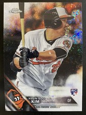 Hyun-Soo Kim 2016 Topps Chrome Update Rookie Card Baltimore Orioles #HMT8