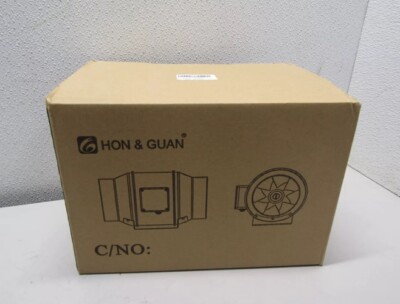 Hon&Guan P4 Quiet 4'' Inline Duct Fan 100MM
