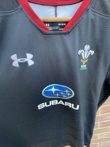 Maglia GALLES (CYMRU) 2017 Away CALON UNDER ARMOUR RUGBY WRU SUBARU Medium - Foto 3 di 7