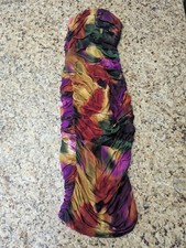 Fashion Nova Haisley Ruched Maxi Dress Purple/combo M Medium Retails$45