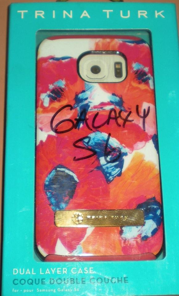 Funda híbrida de doble capa para Samsung Galaxy S6, impresión de diseñador, nueva Foto 2 de 4