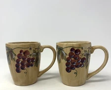 Noble Excellence Meritage Coffee 12 Oz  Mug Set Of 2 EUC