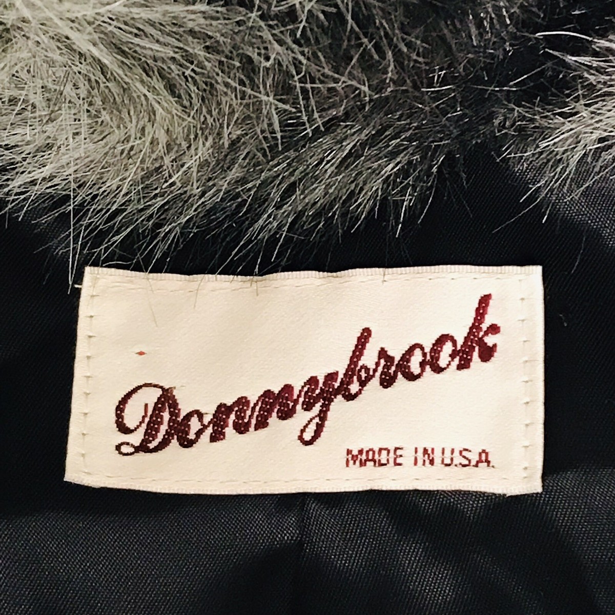 Vintage Donnybrook Gray/Black Faux Fox Fur Oversized Coat Vintage Donnybrook Gray/Black Faux Fox Fur Oversized Coat