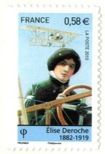 2010.PIONNIERS DE L'AVIATION-TIMBRE AUTOADHESIF FRANCE NEUF**E.DEROCHE-Yv.485