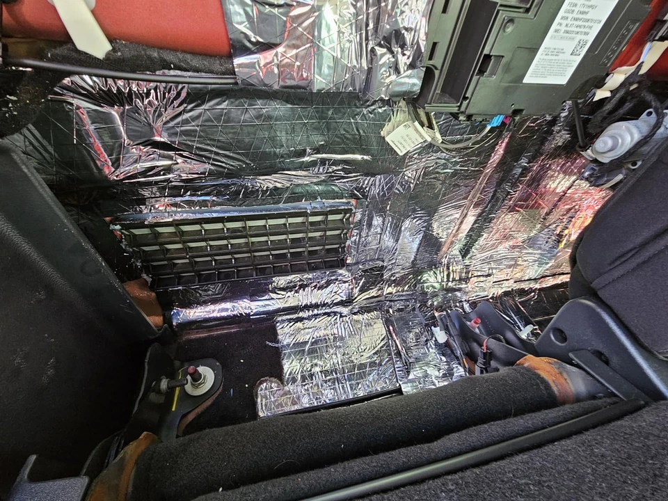 Amortiguador de sonido escape automático protector térmico aislamiento amortiguador material mate 276 mil Foto 2 de 4