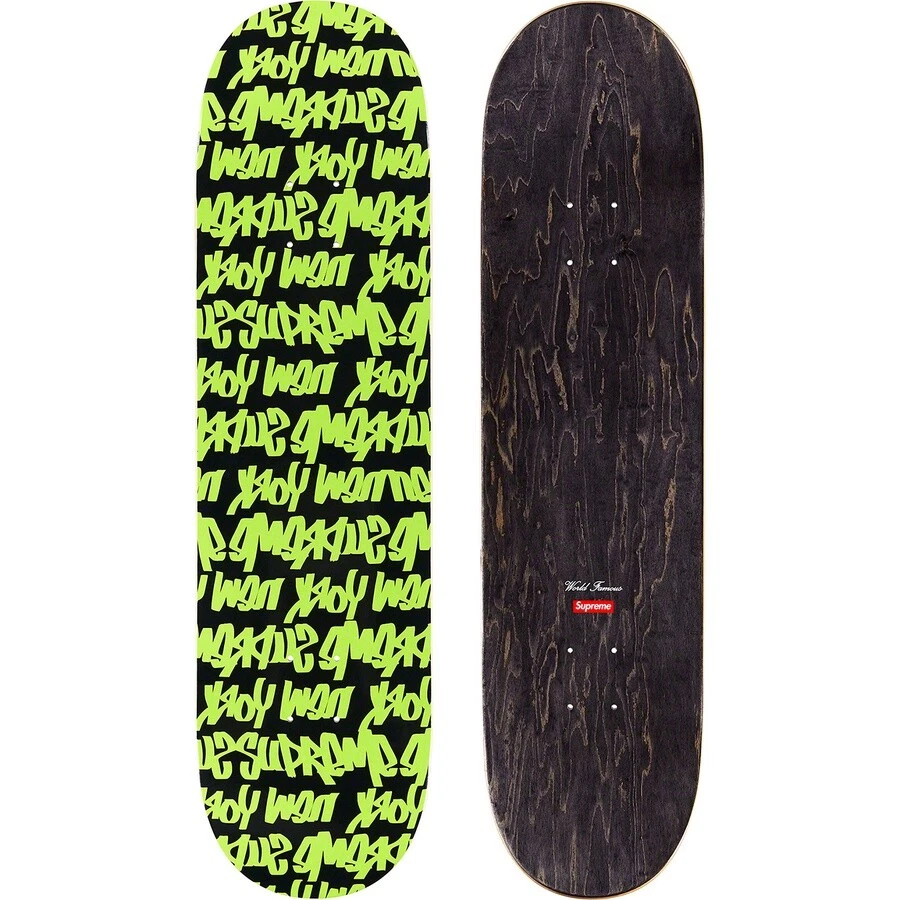 Supreme NYC Fat tip Black Tag Skate deck 8.375