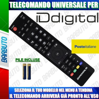 UNIVERSAL FERNBEDIENUNG ID-DIGITAL KLICKEN SIE AUF IHR MODELL SIE ERHALTEN ES BEREITS FERTIG