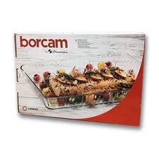 Pasabahce 59204 Borcam Auflaufform und Form, rechteckig, Glas, 40 x 27 cm