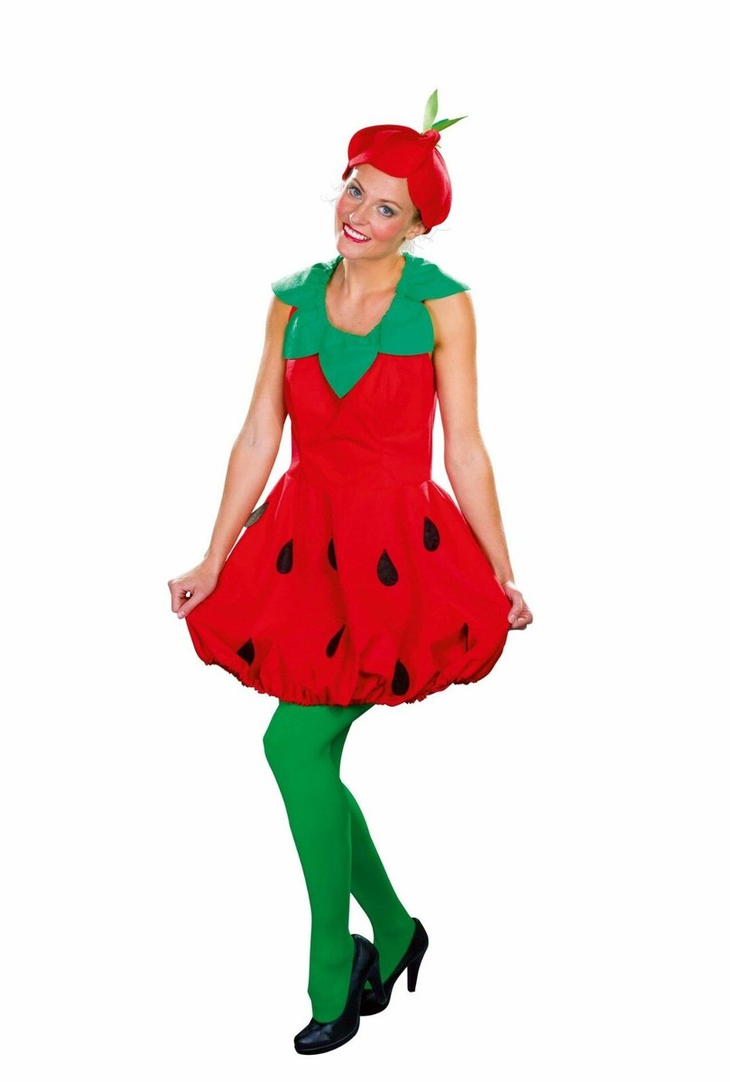 Wassermelone Kostüm Für Erwachsene – Unisex, One Size, Mit Hut, 74x89 Cm
