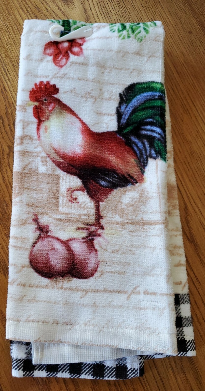 Rooster Kitchen Towel 15" × 25" NWT 100 Cotton eBay