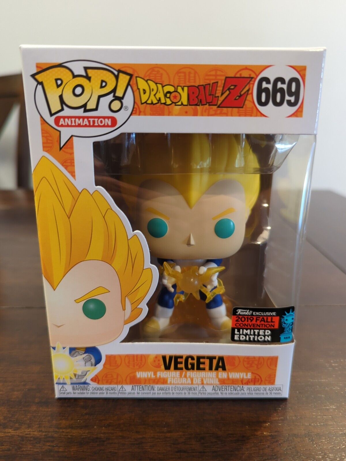  Funko Pop! Animation: Dragonball Z - Final Flash Vegeta, Fall  Convention Exclusive : Toys & Games