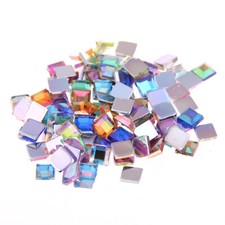2mm Square Flat Face Flat Back Resin Crystal Rhinestones Beads Applique 1000pcs