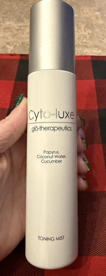 Glo-Therapeutics Cyto-Luxe Bruma Tonificante 4 OZ Tamaño Completo Nueva Agua de Coco Papayrus Foto 3 de 4