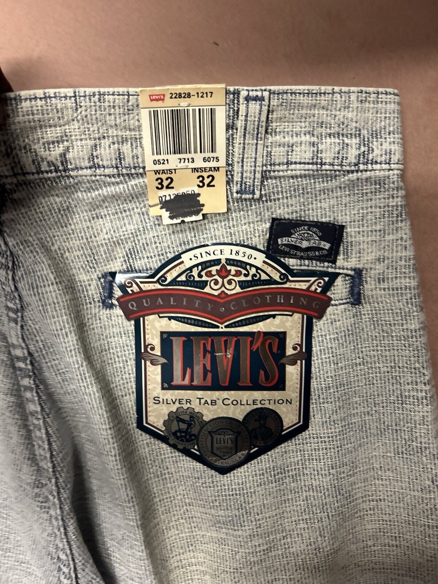 Vintage 1990's Levis 828 Silver Tab Pants, Deadstock NWT, Size Vintage 1990's Levis 828 Silver Tab Pants, Deadstock NWT, Size