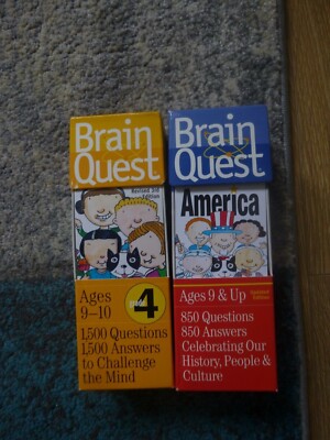 BRAIN QUEST & BRAIN QUEST AMERIKA - KARTENQUIZ AB 9 JAHREN