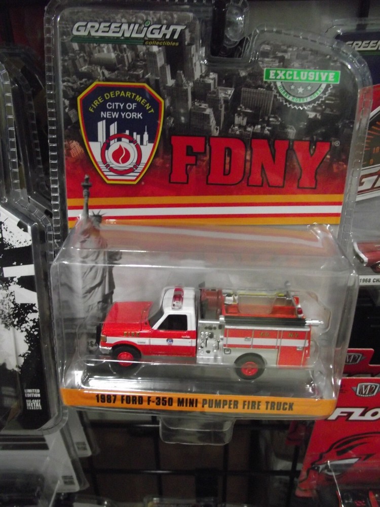 Greenlight 1/64 1987 ford f350 Mini pumper FDNY NIB