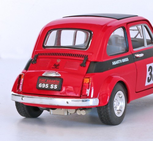 Rare '63 Fiat Abarth 695SS Rally #38 (Road Signature) 1:18 Die Cast-Unopened Box - Foto 3 di 11