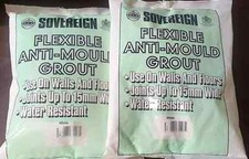 Flexible Anti - Mould Tile Grout Use On Walls & Floors Water Resistant, White