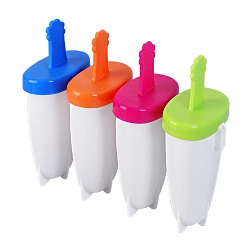 ORION Eisformen 4 Eis Pop Macher Eiscreme Halter Wassereis 4 Stück BPA Frei