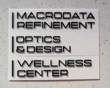Severance Wall Signs | Macrodata Refinement | Optics & Design | Wellness Center