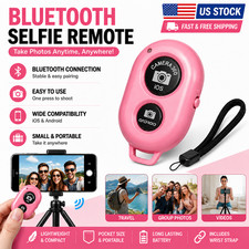 Bluetooth Selfie Remote Shutter Button Wireless Camera Remote for iPhone Android
