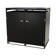 Double Wheelie Garbage Storage Bin Shed Bin Storage Shed Lockable Bin Hideaway