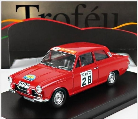 Trofeu TRRSE18 Ford England - Lotus Cortina Rally Schweden 1966 V. Elford - J.-image