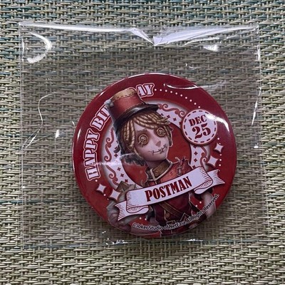 Identity V Postman Birthday Can Badge, Collectible Pin, Rare, Mint