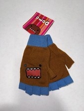 Domo Gloves Blue / Brown With Tags RARE