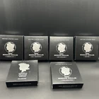 2021 Morgan and Peace 99.9% Silver Dollars - Uncirculated 6 Coin Set!!