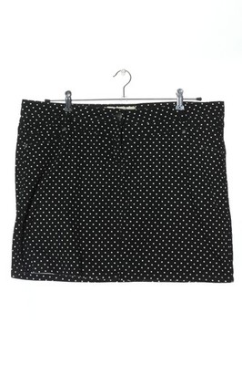 JANINA DENIM High Waist Rock Damen Rock Gr. DE 46 schwarz-weiß Casual-Look