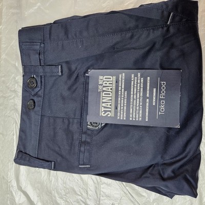 The New Standard Edition Navy Blue Taka Flood Chino Pants Sz. 28