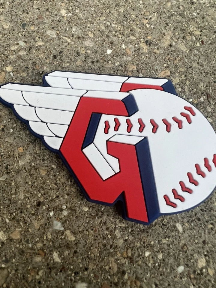 DE COLECCIÓN MLB CLEVELAND GUARDIANS TABLA DE POSICIONES DE GOMA IMÁN NEVERA LOGOTIPO 2025 Foto 3 de 3