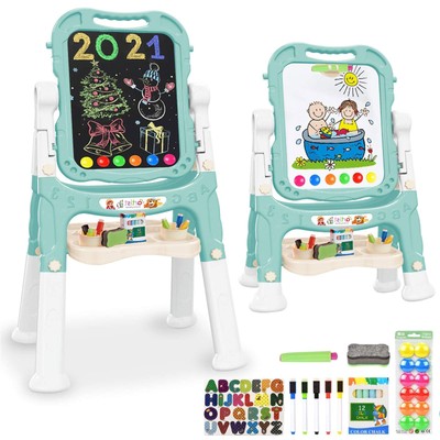 Easel for ,Rotatable Double Sided Easel for Adjustable Standing Art Easel wit...
