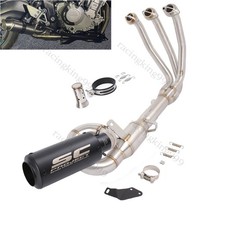 Sistema de escape completo punta silenciador tubo delantero para CF-Moto 675SS 675SR 2024-2026