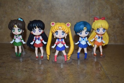 Sailor Moon S H Figuarts Mini Figure Set lot Figures Mercury Venus Mars Jupiter
