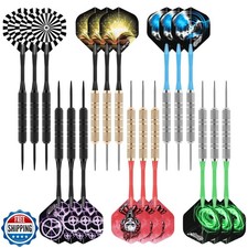 CyeeLife Darts Metal Tip, 18 Pieces Professional Steel Darts, Ste