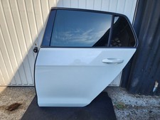 VW Golf 7 7.5 MK7 Tür hinten links Fahrerseite Türblech komplett LC9A weiß HL