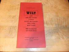 RARE 1973 Wilt Autobiography By Wilt Chamberlain & David Shaw UNCORRECTED PROOF
