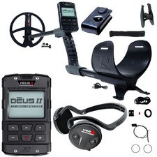XP DEUS II Fast Multi Frequency Metal Detector w/ 9" FMF Coil and WSA-ST